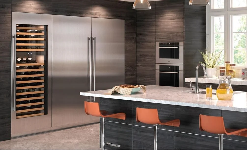 Sub-Zero built-in refrigeration in a luxury kitchen